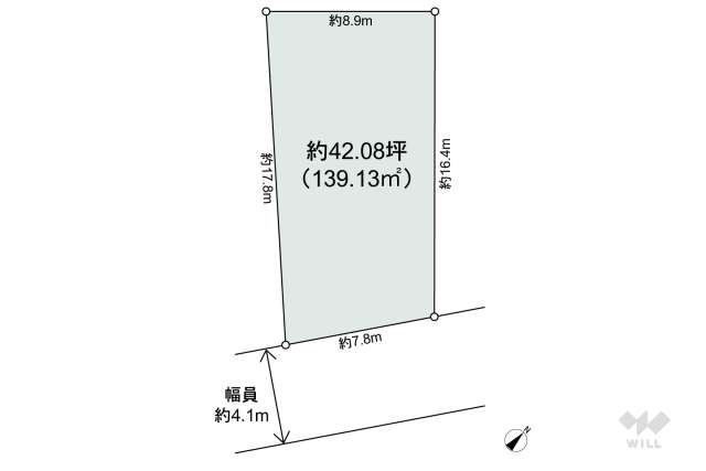 宝塚市逆瀬川2丁目 土地:間取り図面