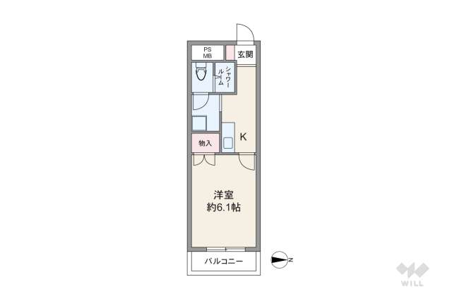チサンマンション錦:間取り図面