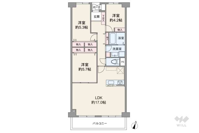 尼崎久々知ハウス:間取り図面