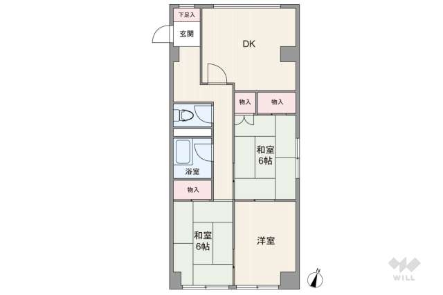 伊川ビル:間取り図面