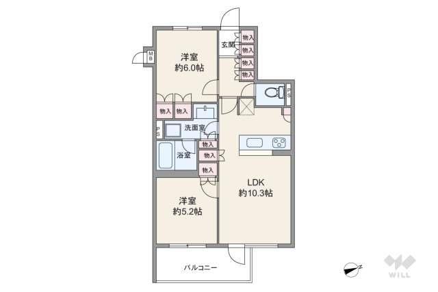 プレシス千歳船橋:間取り図面