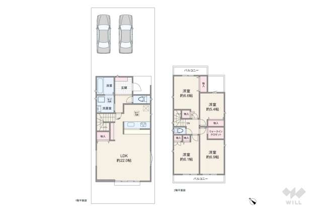名古屋市緑区神沢1丁目 一戸建て:間取り図面