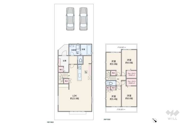 名古屋市緑区神沢1丁目 一戸建て:間取り図面