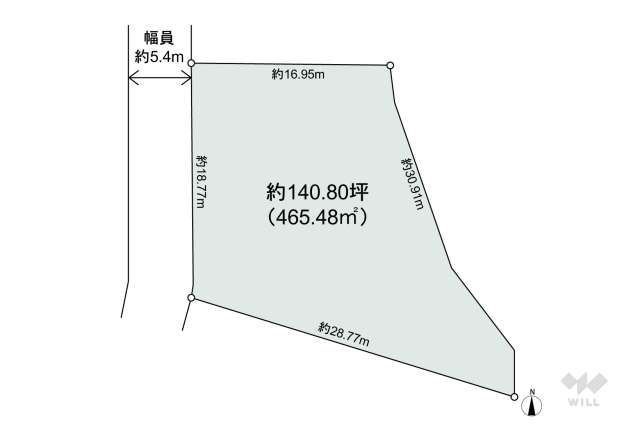 名古屋市南区呼続3丁目 土地:間取り図面