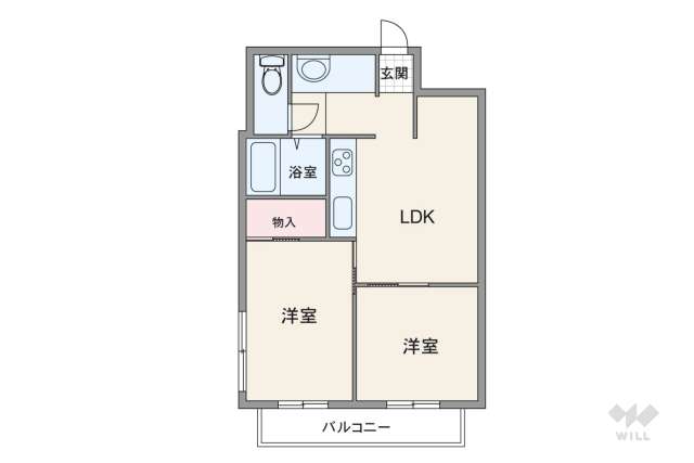 千代田マンション浜田山:間取り図面