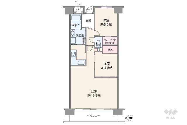 ファミール北大阪パークサイド:間取り図面