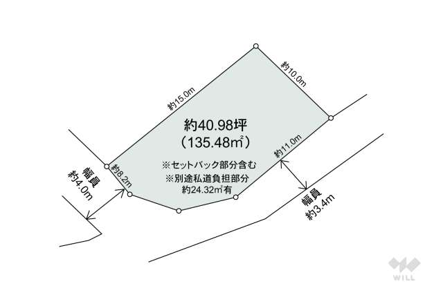 瀬戸市赤重町 土地:間取り図面