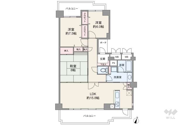 854508Rの間取り図