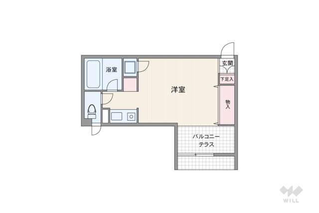 シエル千歳烏山:間取り図面