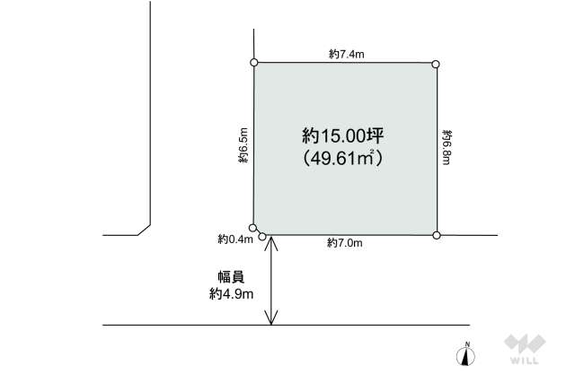 尼崎市稲葉荘1丁目 土地:間取り図面