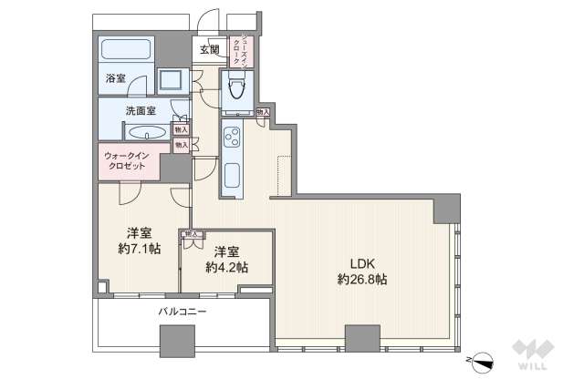勝どきザタワー:間取り図面