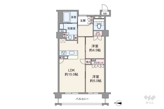マスターズマンション宝塚中山中樂坊:間取り図面