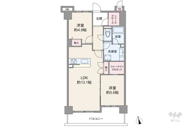メロディーハイム阪神尼崎:間取り図面