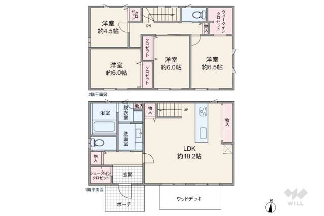 名古屋市瑞穂区陽明町2丁目 一戸建て:間取り図面