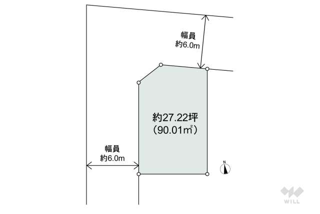 世田谷区給田5丁目 土地:間取り図面