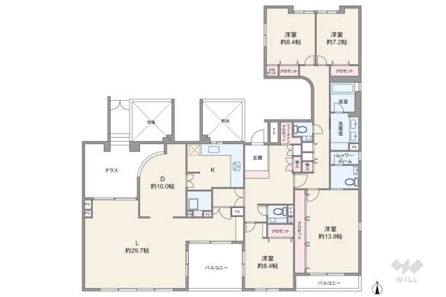 グランフォルム大田中央Ａ棟:間取り図面