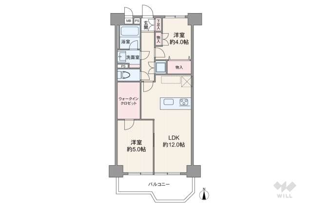 東亜パークサイドキャッスル:間取り図面