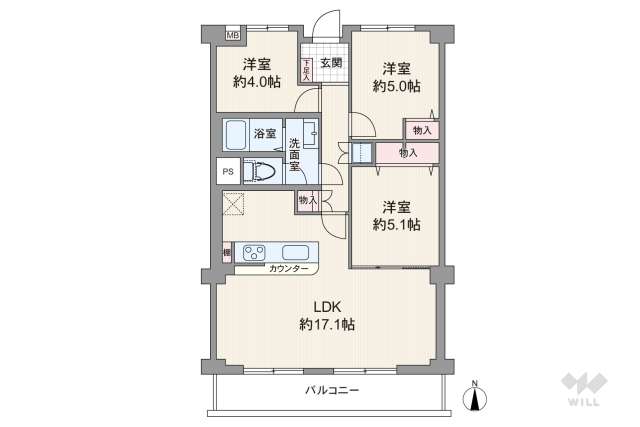 阪急仁川マンション:間取り図面
