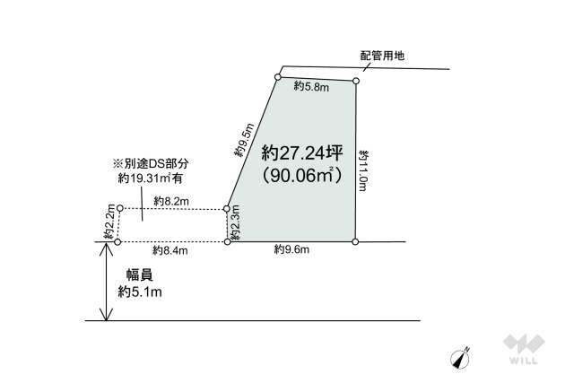 葛飾区東金町7丁目 土地:間取り図面