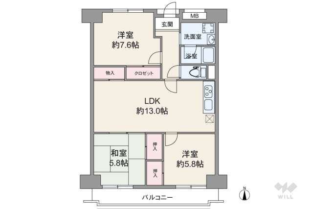GSハイム新大阪:間取り図面