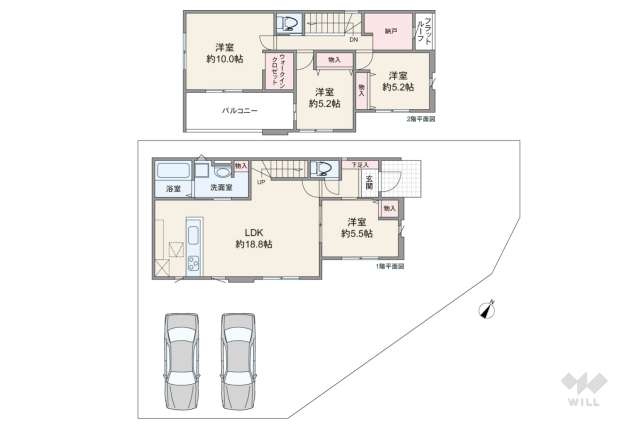 名古屋市港区遠若町1丁目 一戸建て:間取り図面