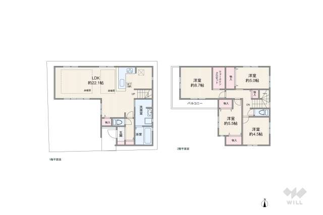 名古屋市瑞穂区平郷町3丁目 一戸建て:間取り図面
