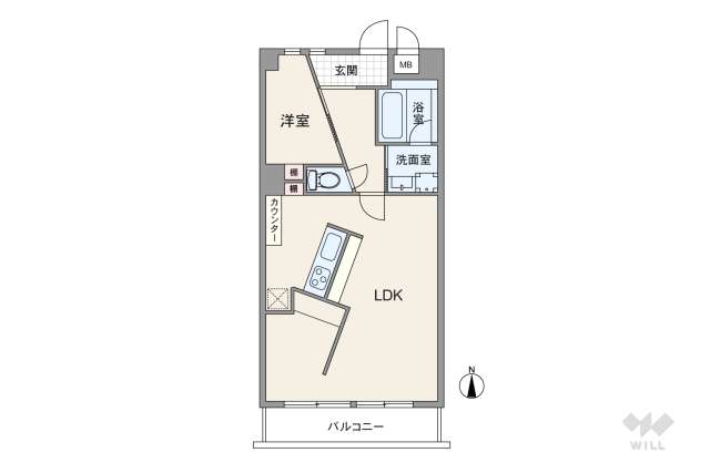 三旺マンション第6金山:間取り図面