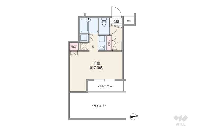 エルフラット池上:間取り図面