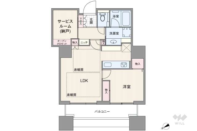 東京ツインパークスライトウイング:間取り図面