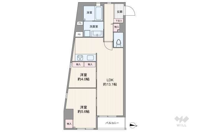 アールクレエ本郷:間取り図面