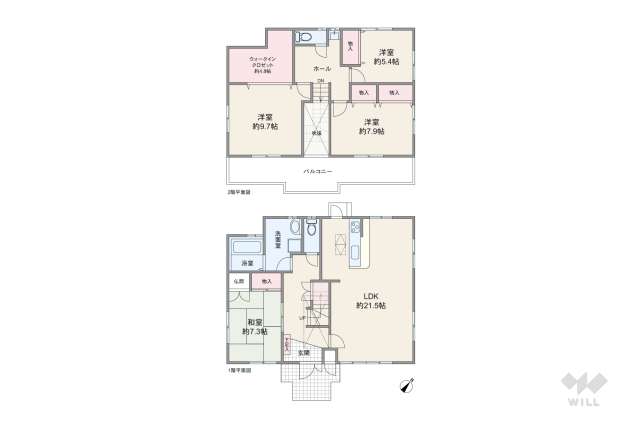 川西市大和東5丁目 一戸建て:間取り図面