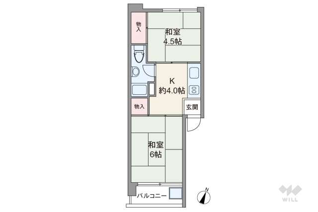 板橋ローヤルコーポ:間取り図面