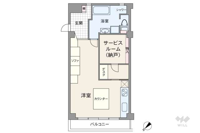 ライオンズマンション神楽坂第2:間取り図面