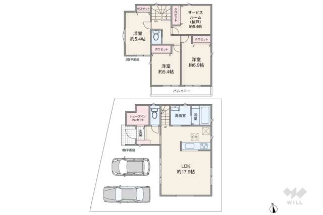 名古屋市緑区有松愛宕 一戸建て:間取り図面