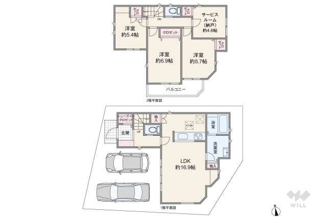 名古屋市緑区有松愛宕 一戸建て:間取り図面