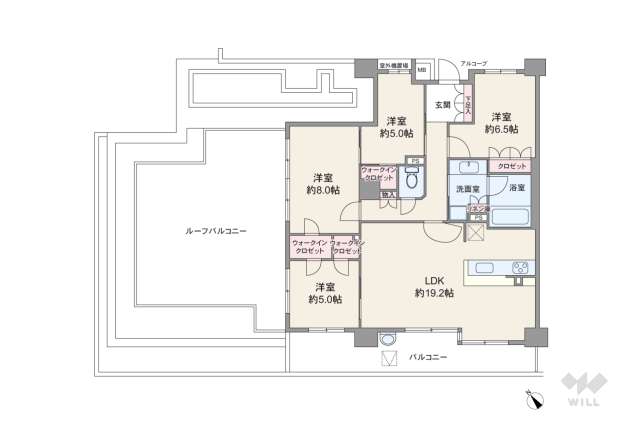 クレヴィア甲子園:間取り図面