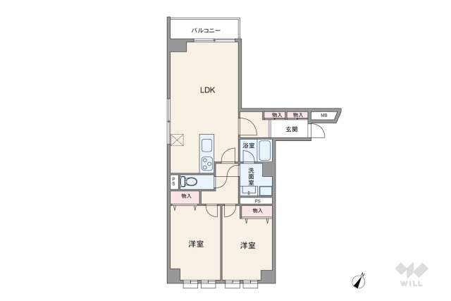 グリーンビレッジ大森:間取り図面