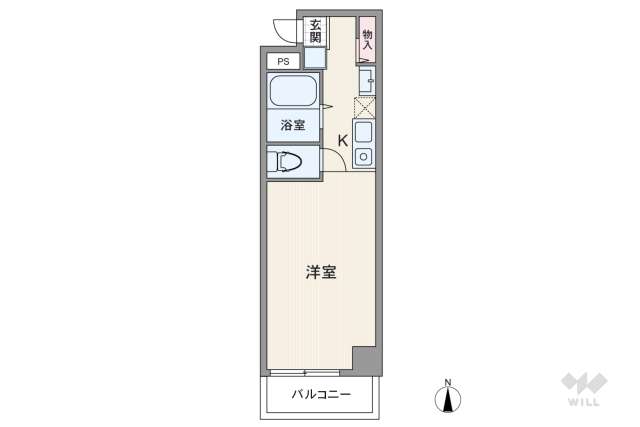 LEOPARD心斎橋:間取り図面