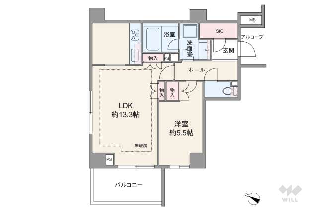 パークホームズ千歳烏山ヴィステージ:間取り図面