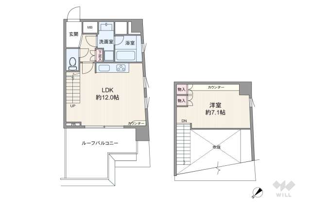 フィールｉ松濤:間取り図面