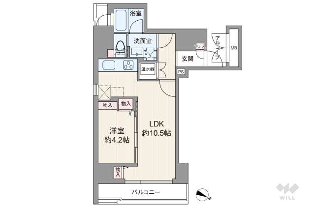モデルノトッレ松濤:間取り図面