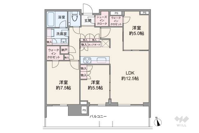 晴海フラッグパークビレッジT棟:間取り図面