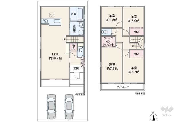 名古屋市中川区柳川町 一戸建て:間取り図面