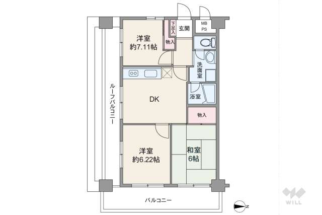 ハイネスロフティ:間取り図面