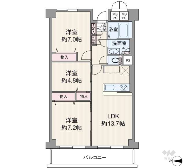新大阪ファイナンス:間取り図面