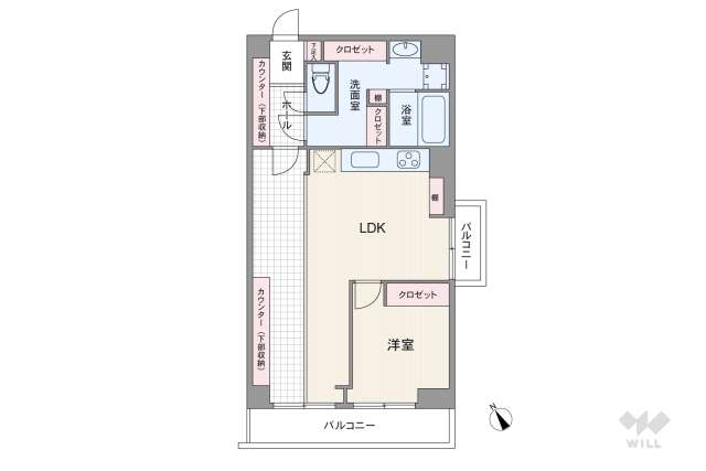 パレス上前津:間取り図面