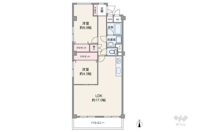 ライオンズマンション久屋通:間取り図面