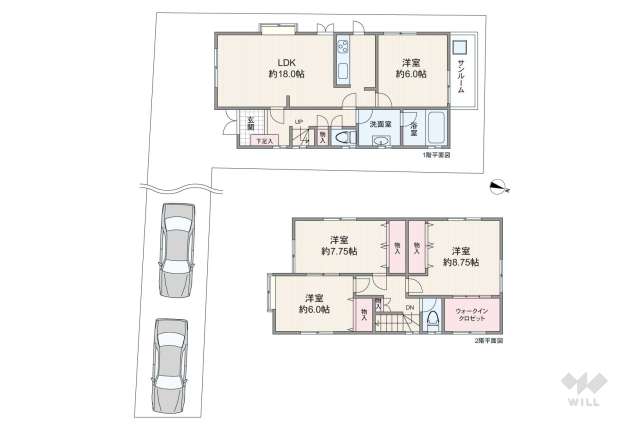 宝塚市仁川台 一戸建て:間取り図面