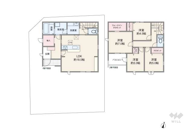 春日井市高森台6丁目 一戸建て:間取り図面