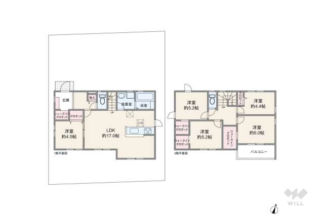 春日井市高森台6丁目 一戸建て:間取り図面